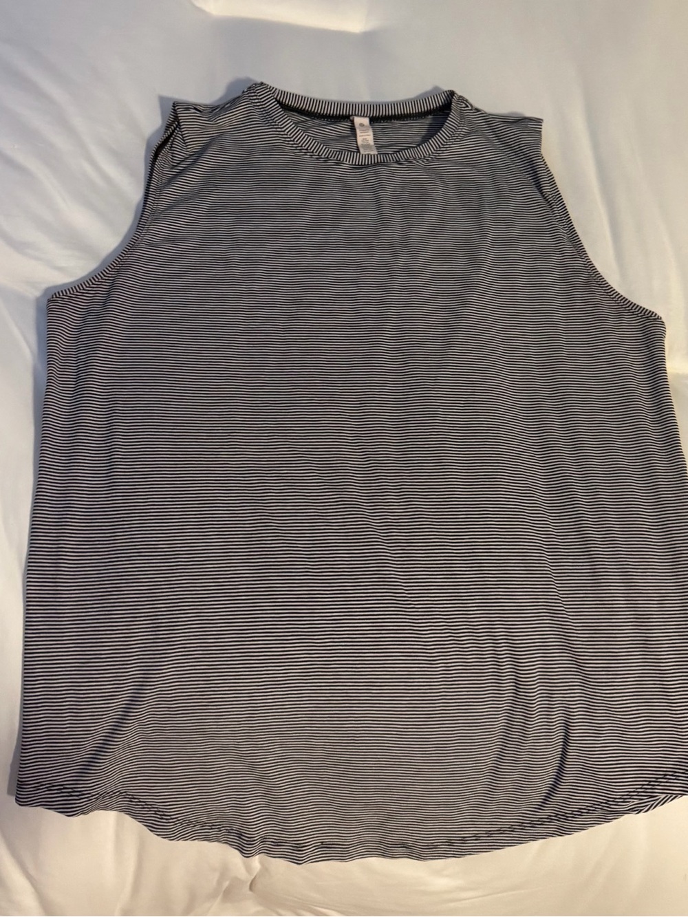 lululemon athletica Black & White Striped Tank
